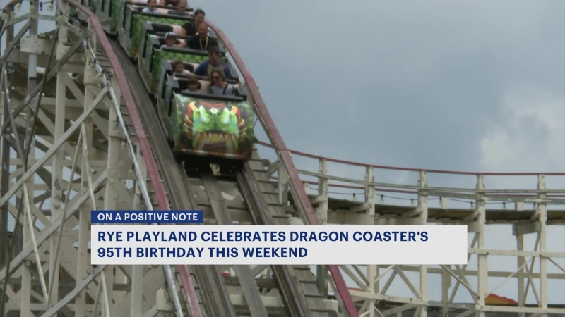 Story image: Rye Playland to celebrate Dragon Coaster's 95th birthday this weekend