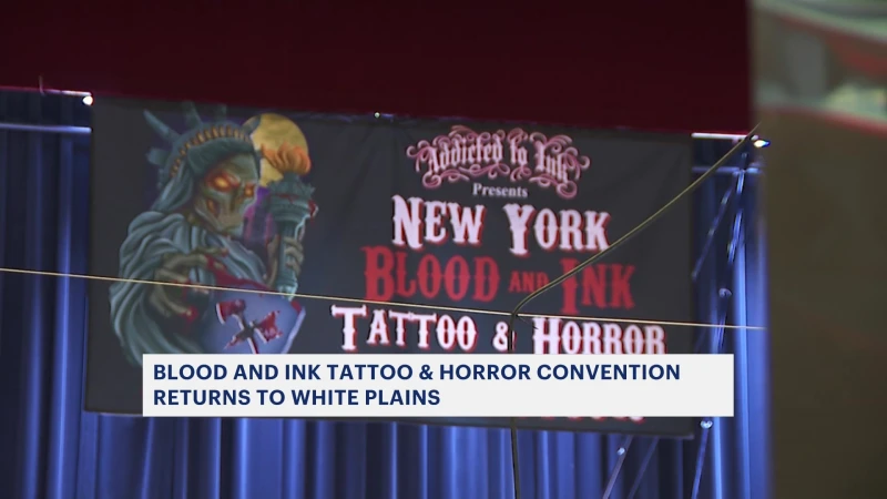 Story image: Tattoo and horror fans converge on Westchester County Center for 'Blood and Ink' convention