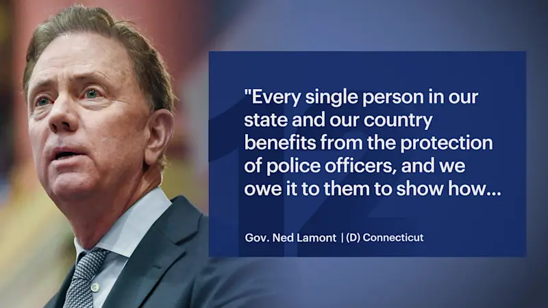 Story image: Gov. Lamont orders flags lowered to honor fallen law enforcement officers