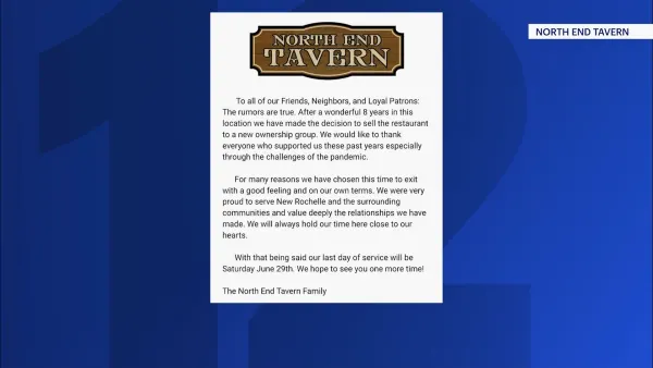 North End Tavern in New Rochelle to change hands after 8 years