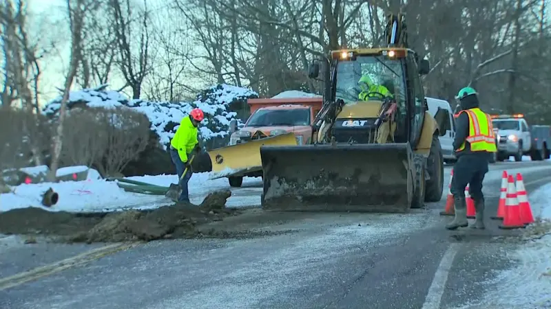 Story image: Water main breaks plague Cortlandt as deep freeze continues