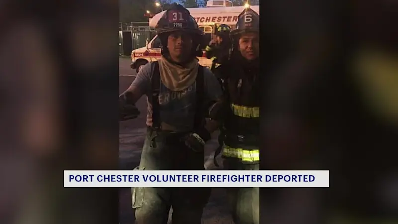 Story image: Port Chester volunteer firefighter deported to Ecuador