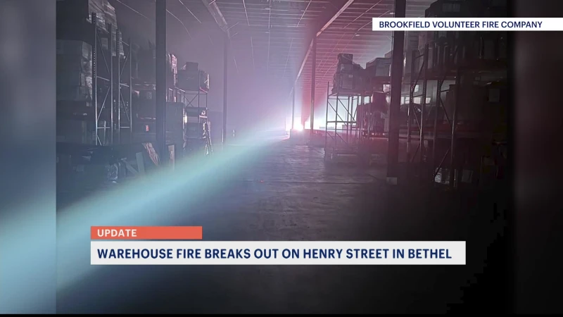 Story image: Lithium-ion batteries present at Bethel warehouse fire