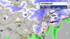 Cold temperatures and winds tonight, rain and possible snow arrive Thursday night