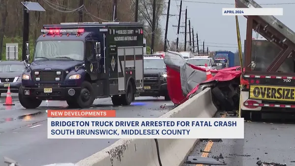 Prosecutor: Truck driver charged with homicide in deadly Route 1 crash in South Brunswick