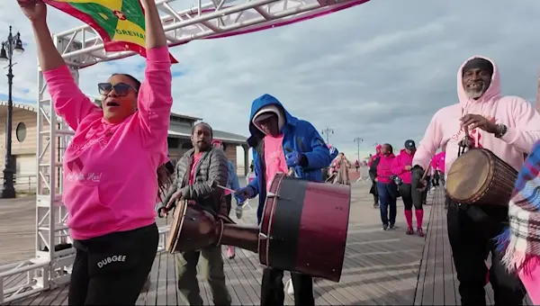 Thousands 'Make Strides' on Coney Island boardwalk for breast cancer research