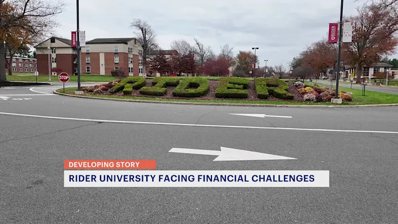 Story image: Rider University president says school is $130 million in debt 