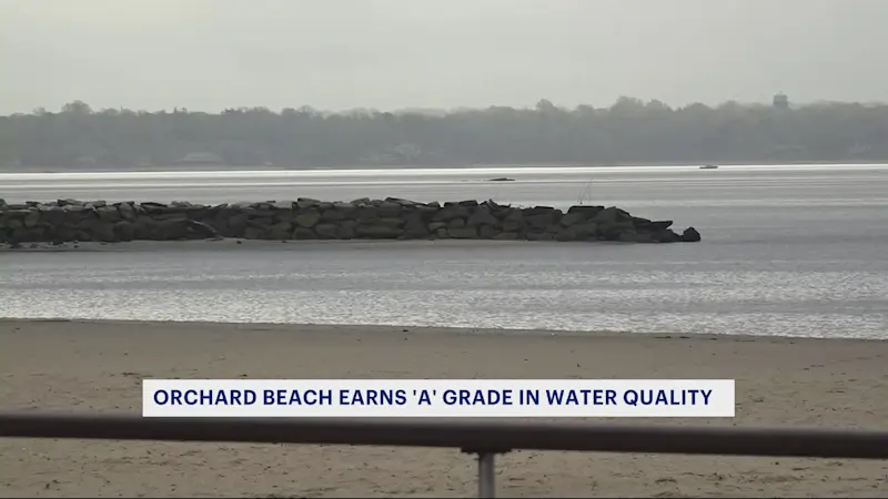 Story image: Orchard Beach earns 'A' grade for water quality