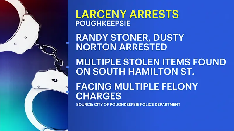 Story image: Police: Porch pirates arrested in connection with package larcenies in Poughkeepsie