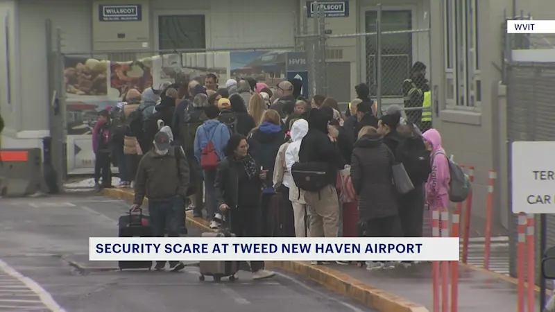 Story image: Police: Fairfield man arrested at Tweed airport for comments about bombs, plane crashes