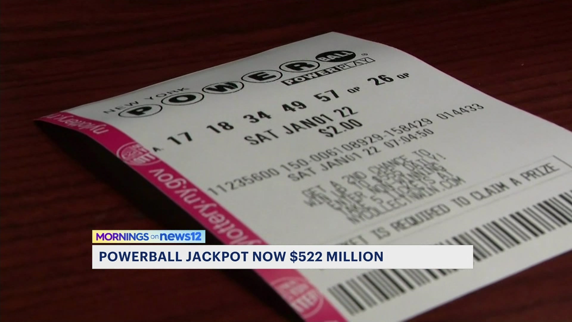 Powerball Jackpot Climbs To $522 Million After No Winner