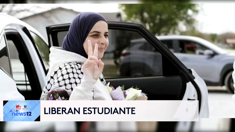 Story image: Univision 41 News Brief: ICE libera a estudiante detenida de Nueva Jersey