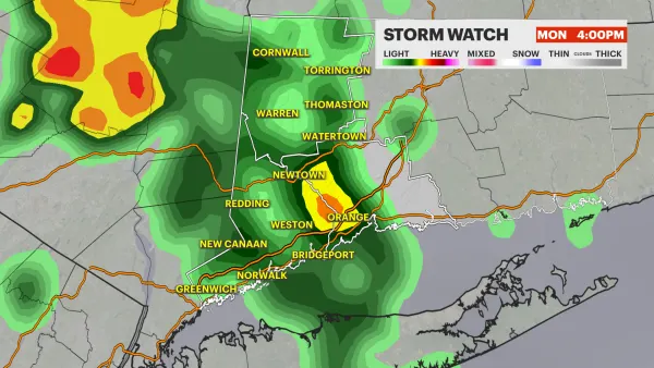 STORM WATCH: Mix of sun and clouds Sunday in Connecticut; rain and thunder on Memorial Day