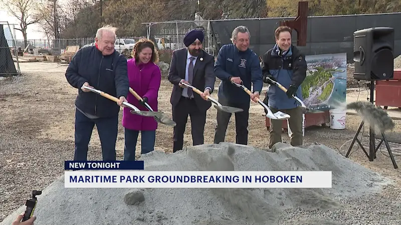 Story image: Hoboken breaks ground on waterfront park