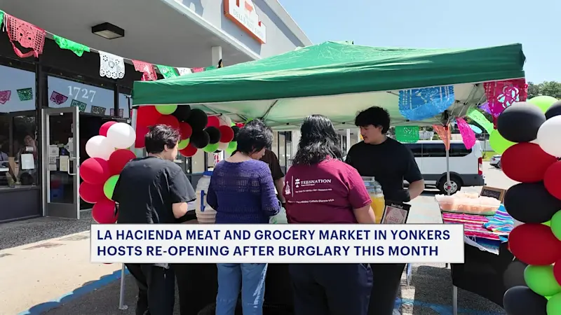 Story image: Beloved Yonkers market reopens with community appreciation after burglary