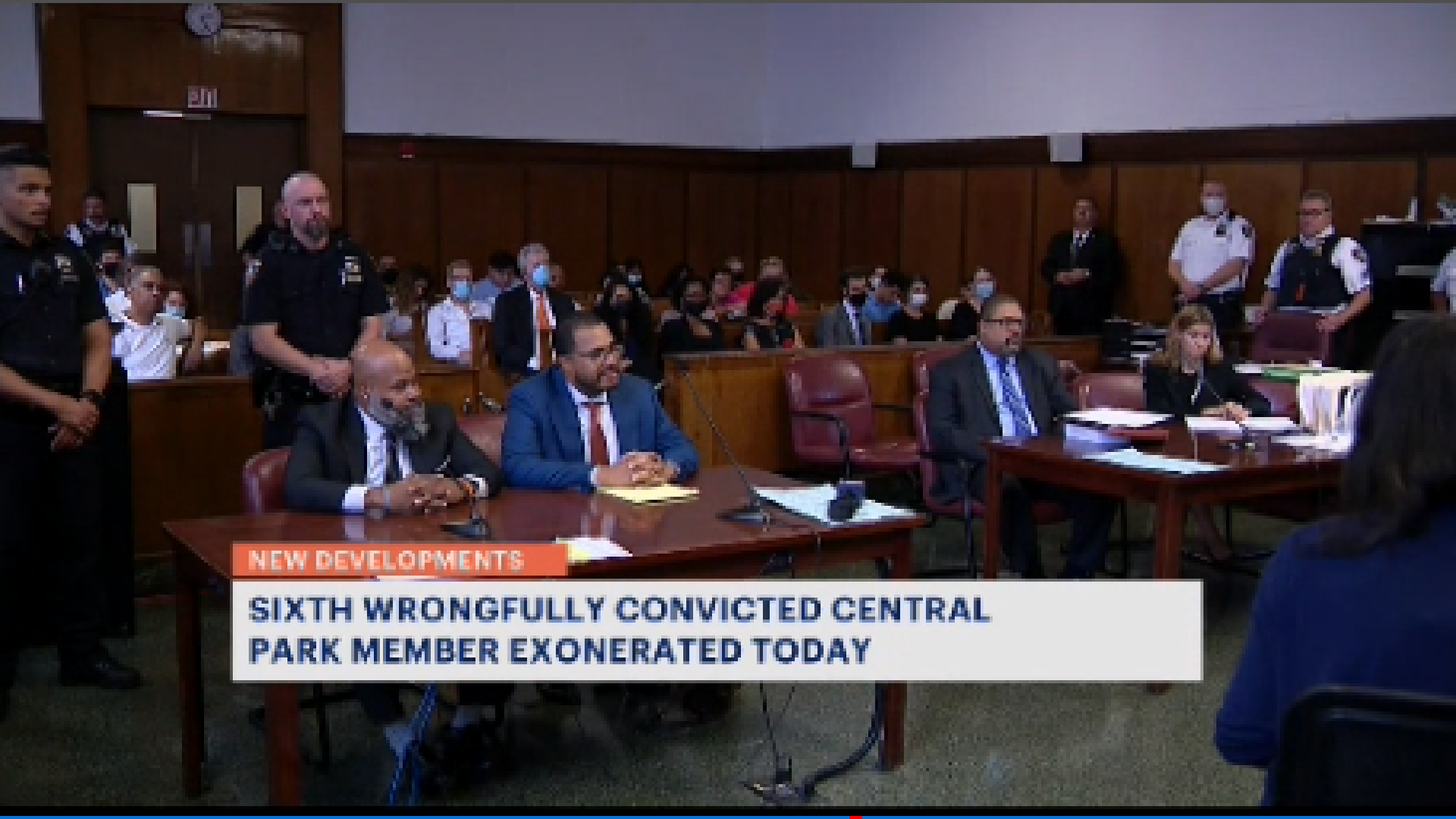 Codefendant in Central Park jogger case is exonerated