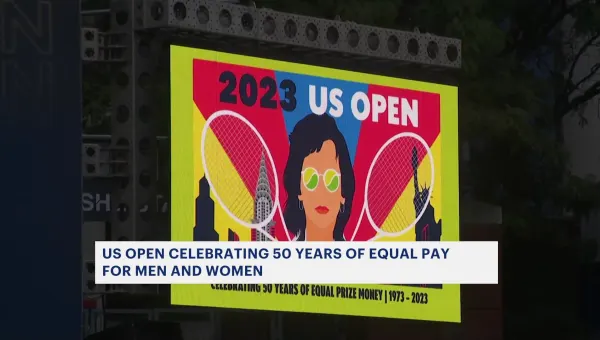 US Open celebrates 50 years of equal pay for men and women  
