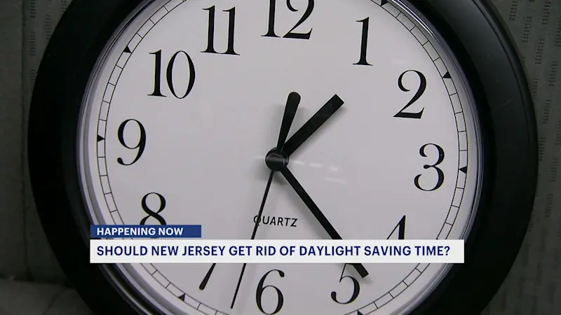 Story image: New Jersey lawmaker wants to put an end to Daylight Saving Time