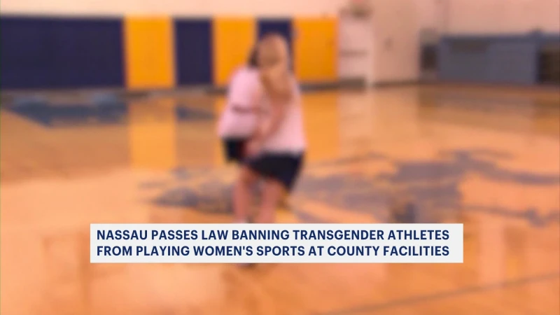 Story image: NY AG, NYCLU sue Nassau County over controversial law on transgender athletes 