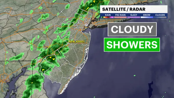Rain, clouds followed by mild temps and clearer skies in New Jersey