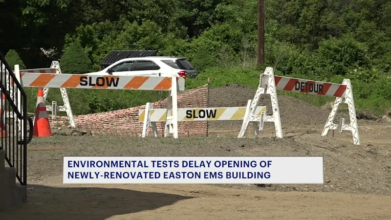 Story image: 'A little demoralizing.' Environmental testing delays opening of newly-renovated Easton EMS building