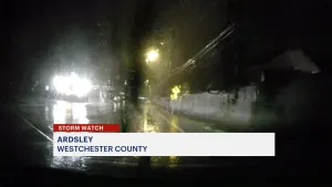 Thunderbolt 12: Checking out the road conditions on Route 9A in Ardsley