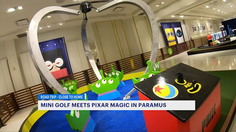 Story image: Pixar-themed mini golf brings movie magic to Paramus