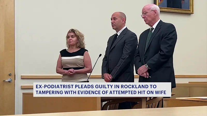 Story image: Former Rockland podiatrist admits to trying to arrange his wife's murder for the second time