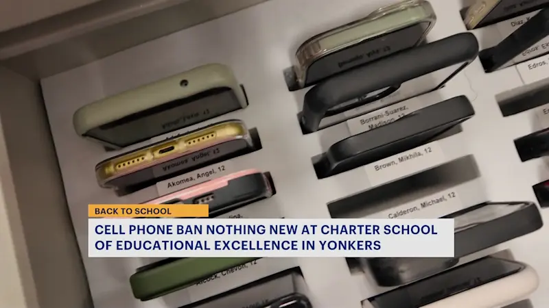 Story image: Charter school ahead of curve on statewide cellphone ban