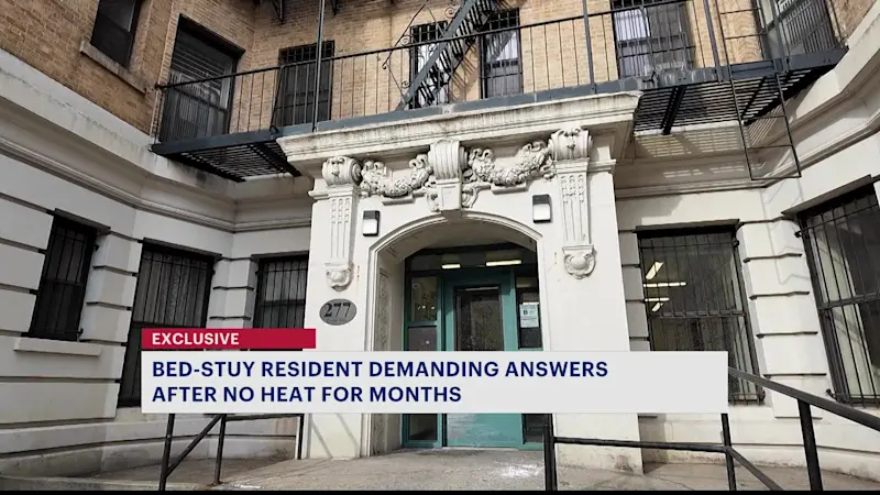 Story image: Bed-Stuy resident demands answers after months without heat