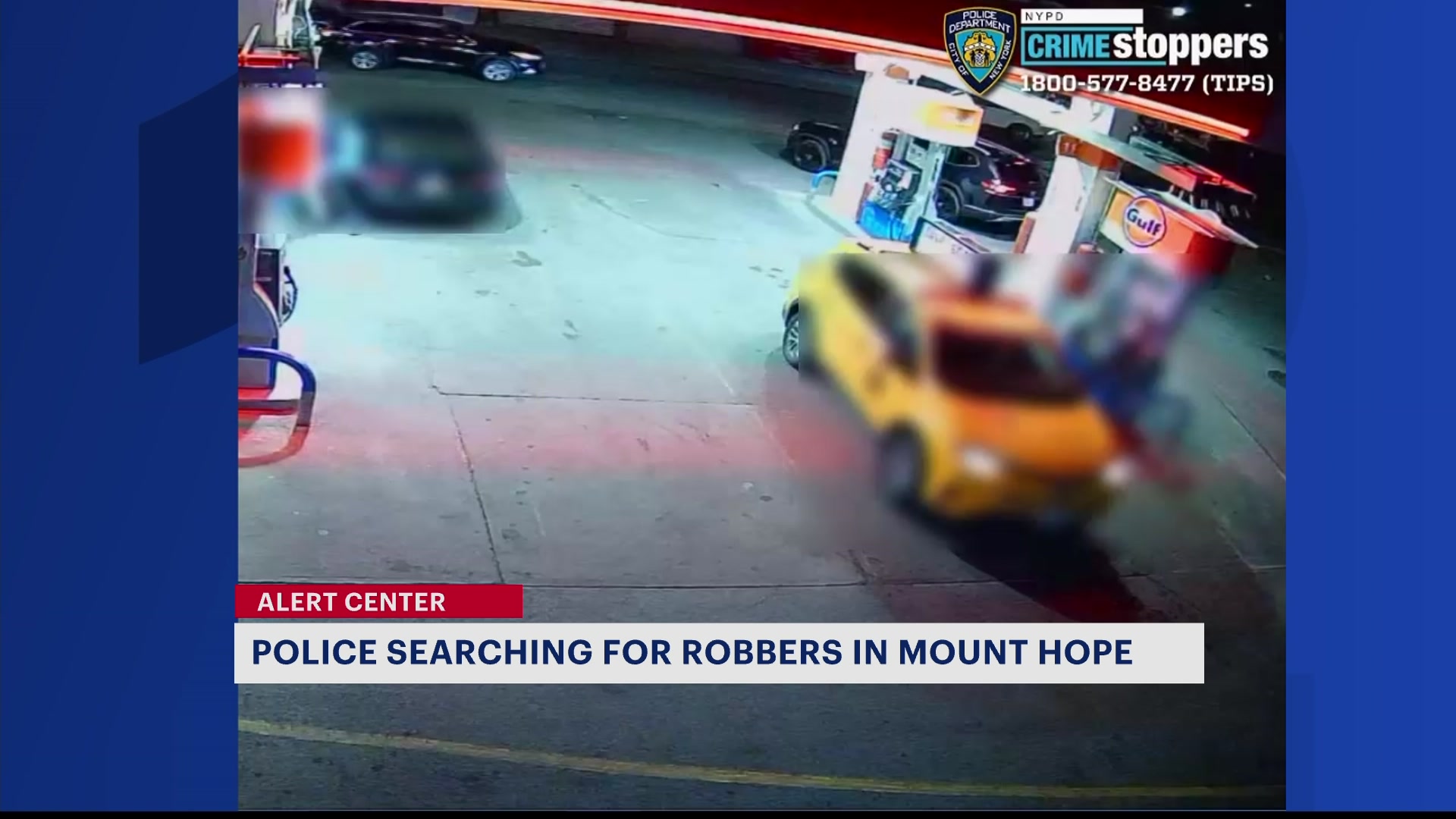 Video released of armed robbery at gas station on Webster Avenue in Mount Hope