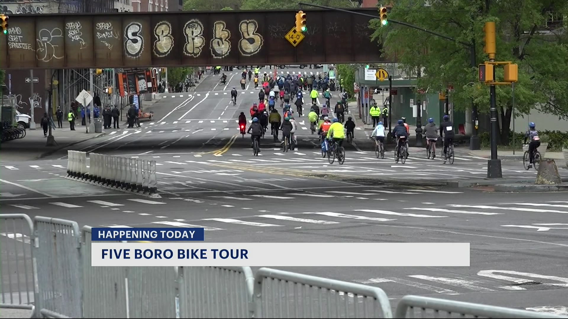 Delays and road closures expected for the TD Five Boro Bike Tour