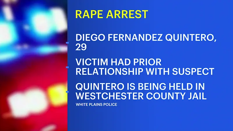 Story image: 29-year-old man arrested on rape charges in White Plains