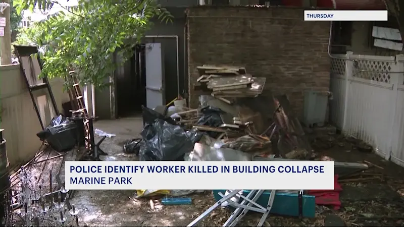 Story image: Worker identified in fatal Marine Park roof collapse 