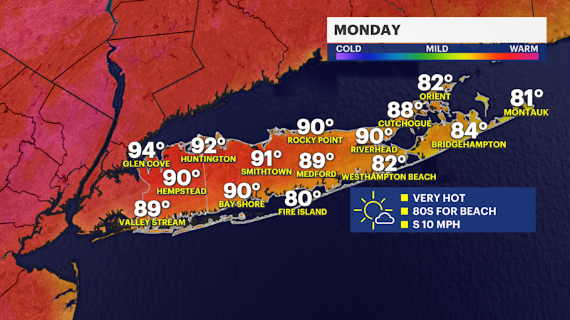 Story image: HEAT ALERT: Stretch of extreme heat bears down on Long Island