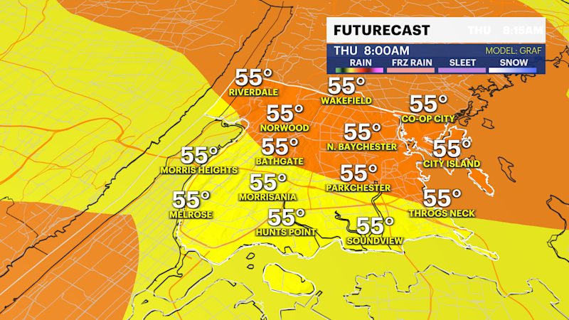 Story image: STORM WATCH: Heavy rain and strong winds set to soak for Thursday in The Bronx