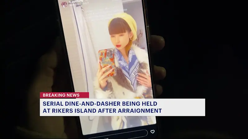 Story image: Serial Williamsburg dine-and-dasher behind bars at Rikers Island