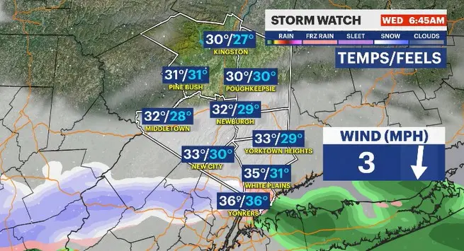 Story image: STORM WATCH Rain mixes with some snow in places early with drier conditions later