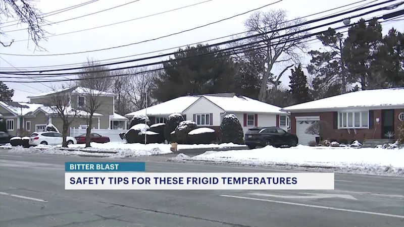 Story image: Bitter Blast: Long Islanders dealing with near sub-zero temperatures