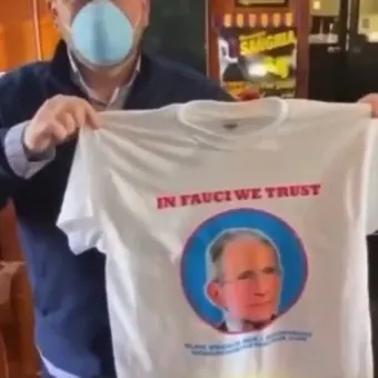 Spend $29 or more at this New Jersey restaurant and get a FREE Dr. Fauci T-shirt