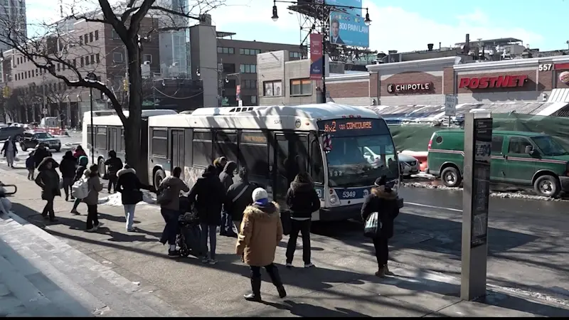 Story image: ‘Painfully slow.’ NYC Independent Budget Office says MTA buses are among the slowest in the country