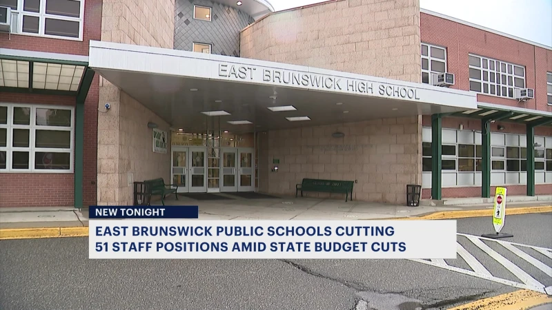 Story image: East Brunswick School District to cut 51 staff positions amid state budget cuts