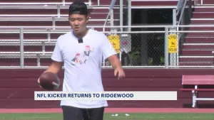 Atlanta Falcons kicker Koo holds inaugural kicking camp in native Ridgewood