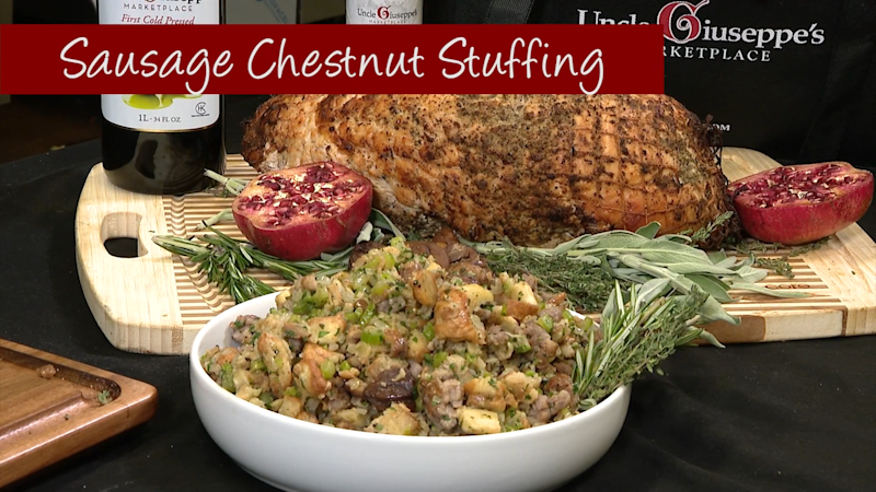 Story image: What's Cooking: Sausage Chestnut Stuffing from Uncle Giuseppe's Marketplace