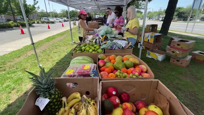 Story image: Mobile food pantry told to stop handing out food in Shirley parking lot