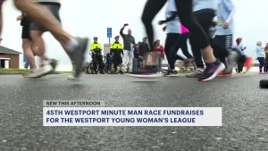 Record turnout for the 45th Westport Minute Man race 