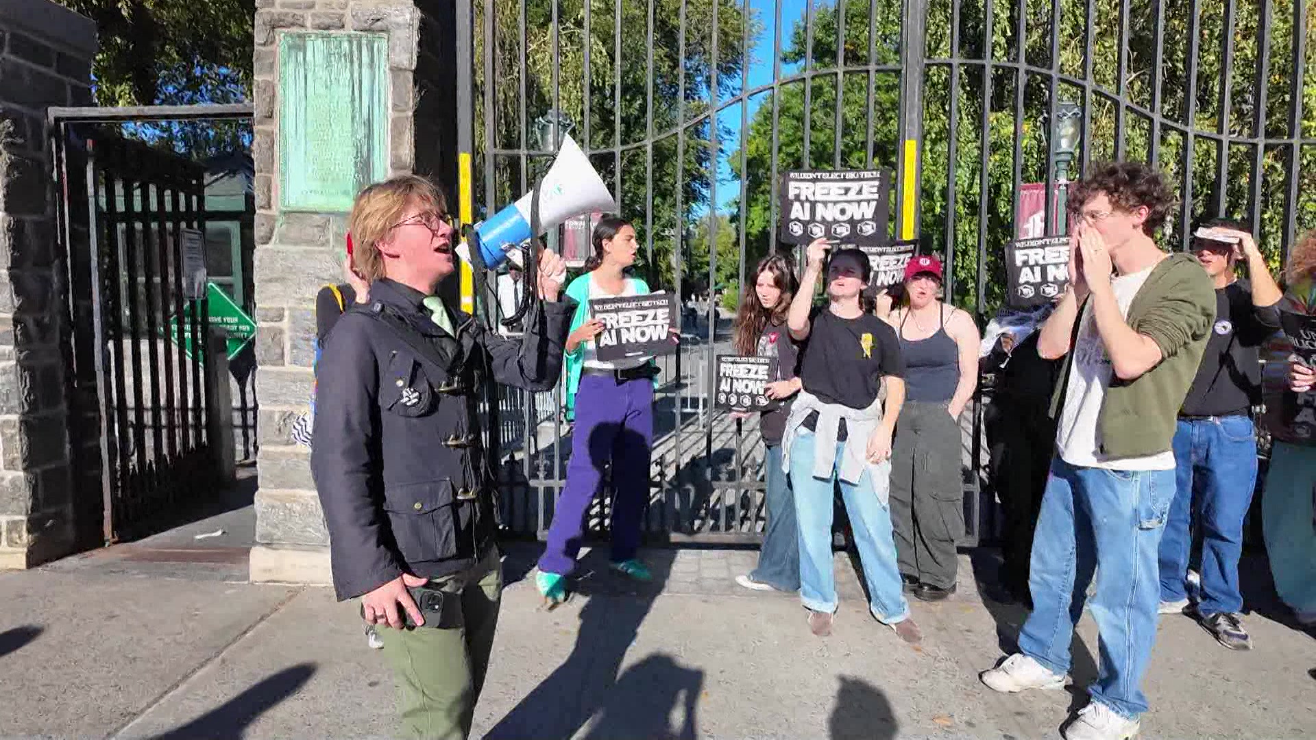 Students across New York join nationwide ‘AI freeze’ walkout