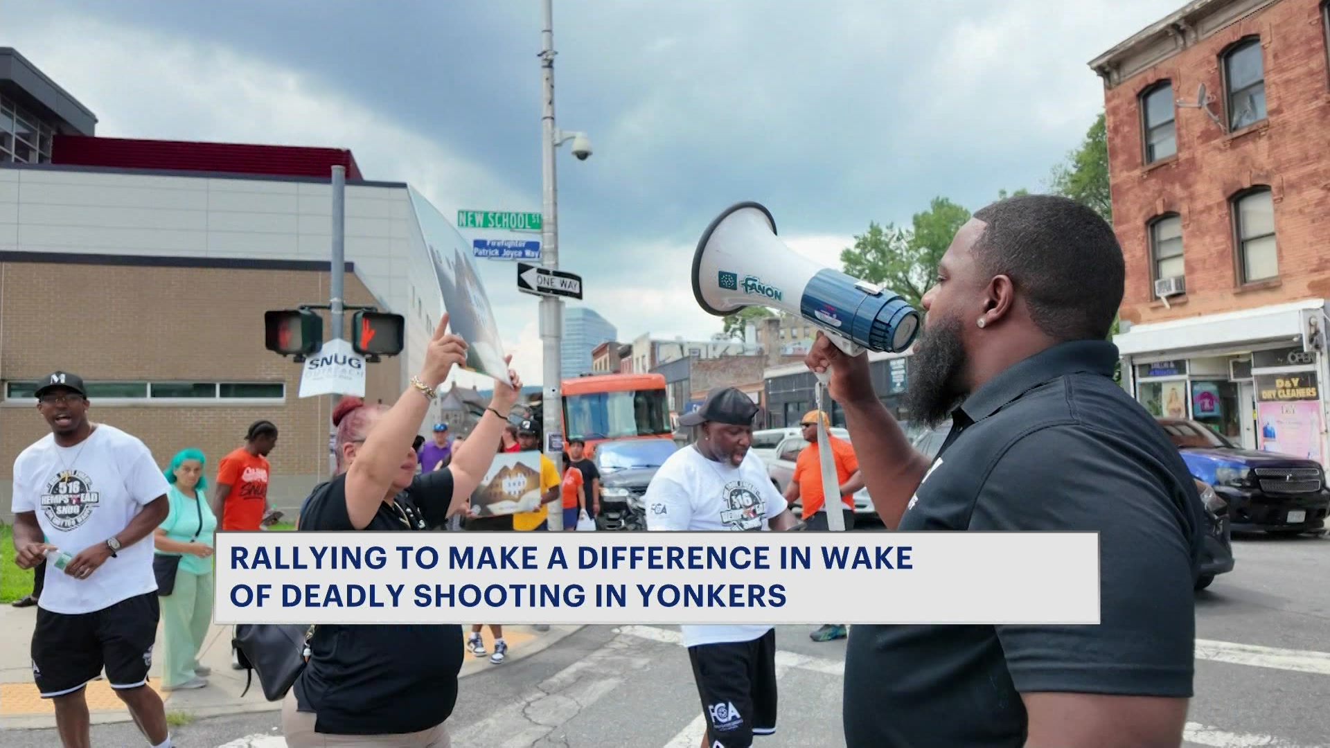 Yonkers SNUG groups rally against gun violence after deadly shooting