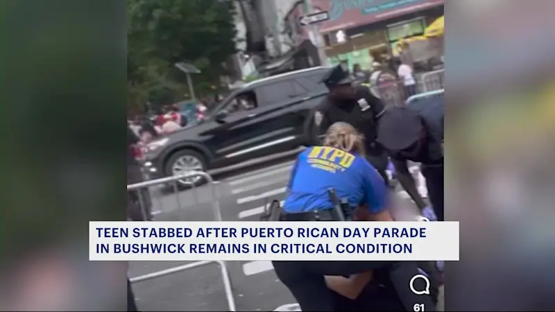 Story image: 2 teens stabbed hours after Bushwick Puerto Rican Day Parade celebration