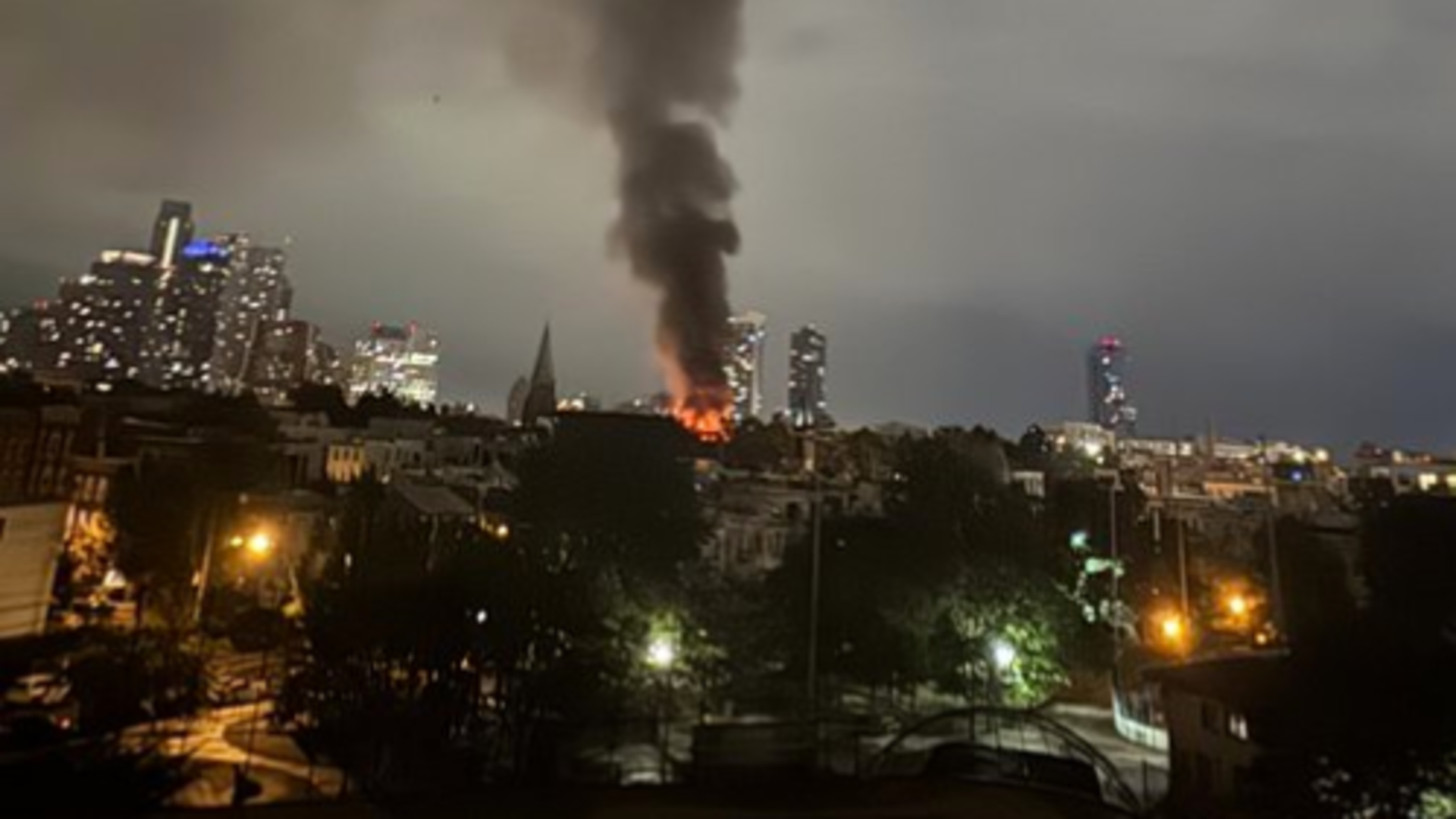 8 firefighters injured in Jersey City fire that collapsed vacant homes